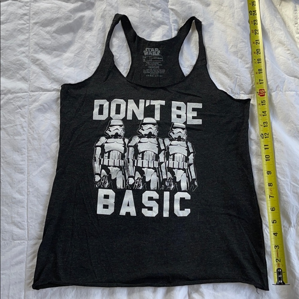 Star Wars tank cos dark grey never been worn